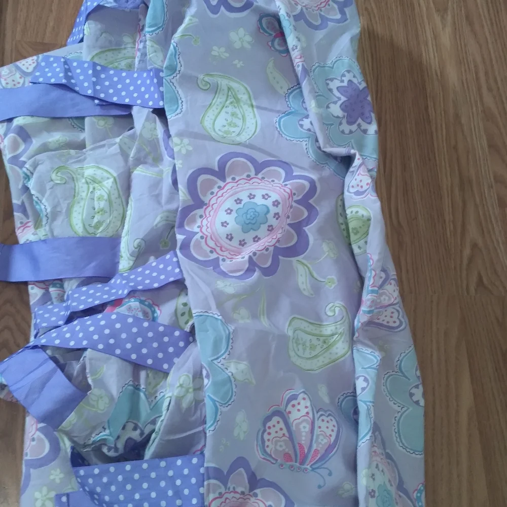 Pottery Barn Kids full/queen duvet cover & 1 pillow sham purple